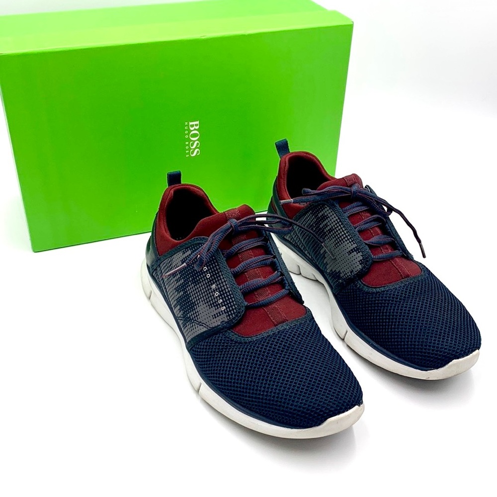 Hugo Boss Gym Soft Open Blue Trainers / Sneakers  Size 7